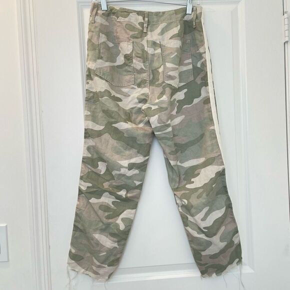 MOTHER Shaker Chop Crop Fray Desert Print Size 28 - Picture 4 of 7